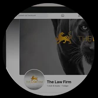 Logo van The Law Firm, juridisch kantoor gespecialiseerd in digitale rechtshulp en AI-ondersteunde dienstverlening.